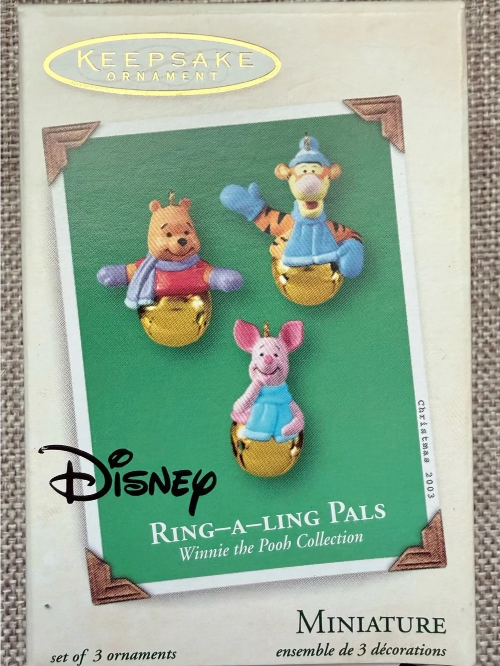 Vintage Hallmark Keepsake Winnie The Pooh Miniature Ornaments Lot of 5